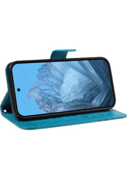 Kredi Kartı Yuvası Yüksek Kaliteli Deri ile Google Pixel 9 Için Flip Case (Yurt Dışından) fırsatları