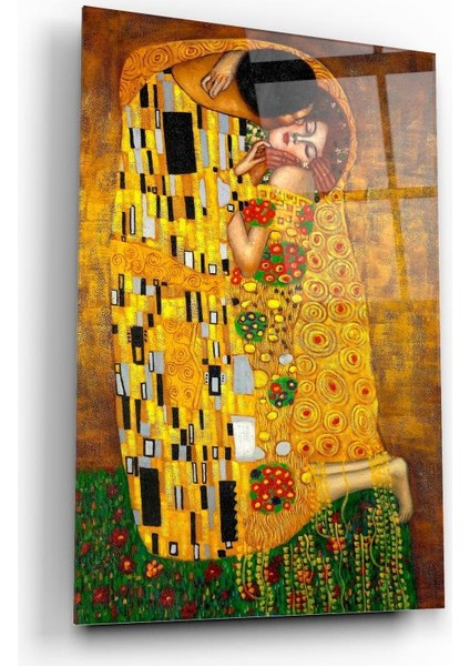 Gustave Klimt Cam Tablo | Hediyelik, Dekoratif, Ofis, Mutfak