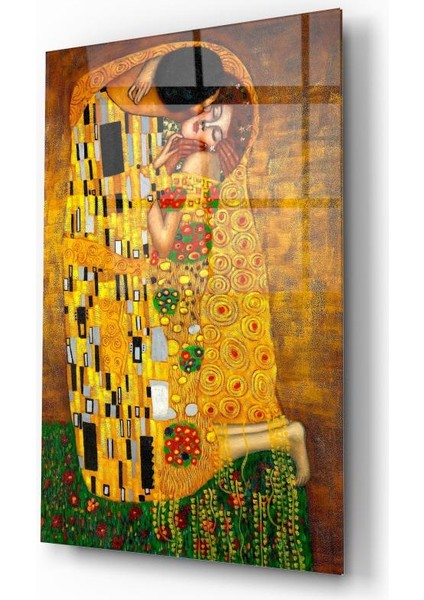 Gustave Klimt Cam Tablo | Hediyelik, Dekoratif, Ofis, Mutfak