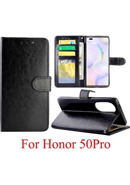 Onur Için Flip Case 50 Pro Kickstand Darbeye Kart Tutucu Pu Deri (Yurt Dışından) indirimleri