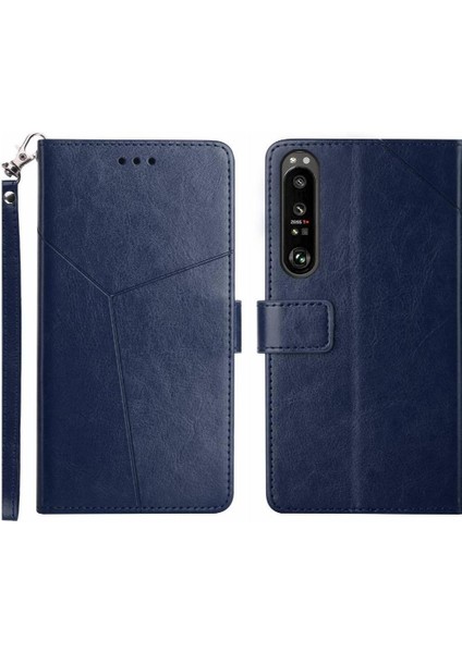 Sony Xperia 1 Vı Için Flip Case Deri Cüzdan Darbeye Tpu Kabuk Çevirme (Yurt Dışından)