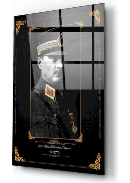 Atatürk Cam Tablo | Hediyelik, Dekoratif, Ofis, Mutfak
