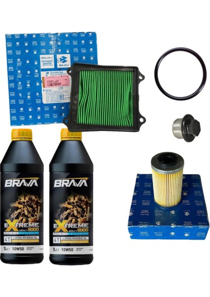 Pulsar 200 Ns 6000 Extreme 10W50 Bakım Seti