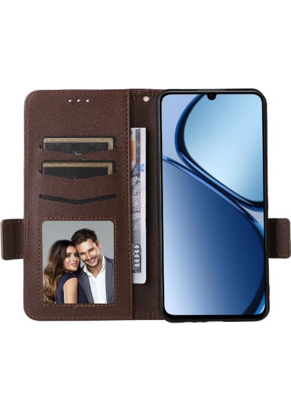Realme C63 4g Için Flip Case Pu Deri Cüzdan Manyetik Yan Toka Kartı (Yurt Dışından) modelleri