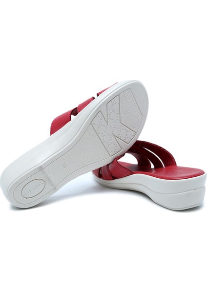 Kifidis K1992-122 Kifidis Kadın Deri Terlik 36-41 fırsatları