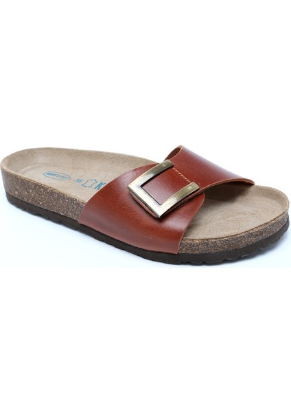 K10280DK Kifidis Soft Step Kadın Deri Mantar Terlik 36-41