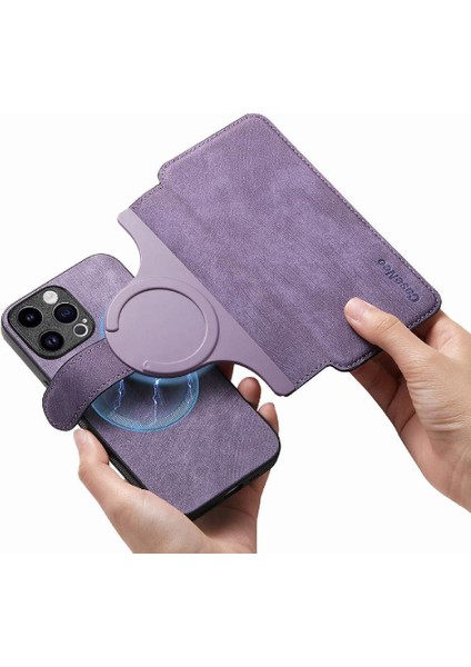 IPhone 15 Için Flip Case Pro Retro Kart Standı Cüzdan Mıknatıs Koruyucu (Yurt Dışından) fırsatları