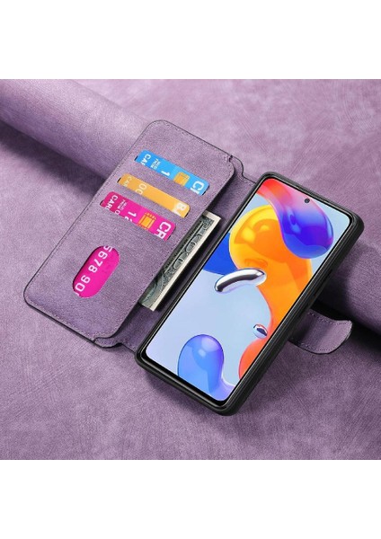 Xiaomi Redmi Not 11 Için Flip Case Pro 5g Mıknatıs Koruyucu Malzeme Retro (Yurt Dışından) modelleri