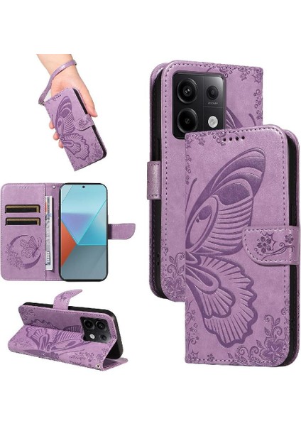 Xiaomi Redmi Not 13 Pro 5g Için Flip Case Kredi ile Yüksek Kaliteli Deri (Yurt Dışından)