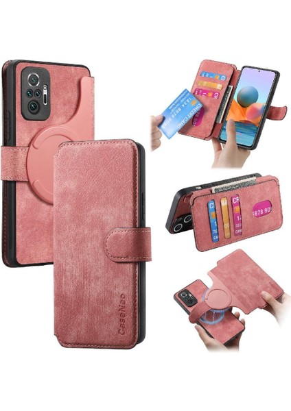 Xiaomi Redmi Not 10 Için Flip Case Pro 4g Kart Standı Mıknatıs Koruyucu (Yurt Dışından)
