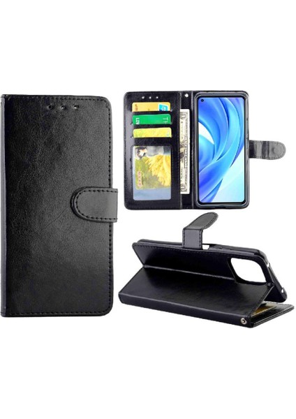 Xiaomi Mi 11 Lite 4g Için Flip Case/5g Kickstand Kart Tutucu Manyetik Pu (Yurt Dışından)