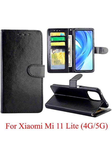 Xiaomi Mi 11 Lite 4g Için Flip Case/5g Kickstand Kart Tutucu Manyetik Pu (Yurt Dışından) fırsatları
