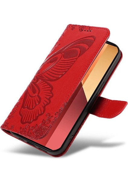 Xiaomi Redmi Not 13 Pro 4g Için Flip Case Kart ile Ayrılabilir El Kayışı (Yurt Dışından)