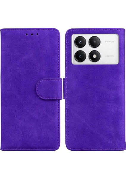 Xiaomi Poco F6 Pro Kart Yuvası Manyetik Standı Tutucu Premium Için Flip Case (Yurt Dışından)