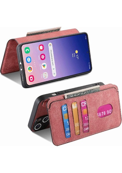 Samsung Galaxy S24 Artı Retro Kart Standı Cüzdan Mıknatıs Için Flip Case (Yurt Dışından) fırsatları