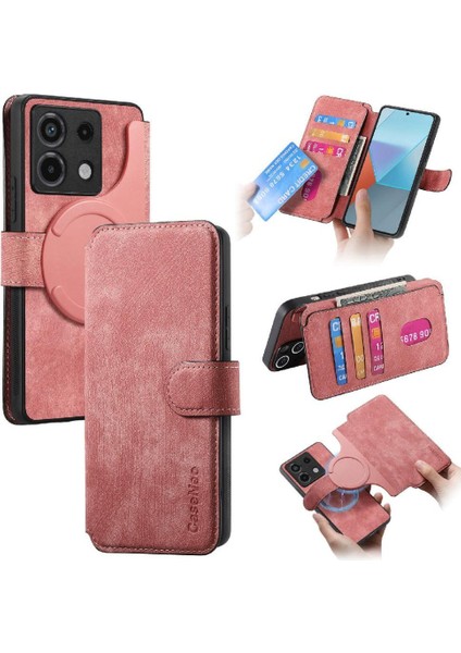 Xiaomi Redmi Not Için Flip Case 13 Pro 5g Cüzdan Mıknatıs Koruyucu Malzeme (Yurt Dışından)