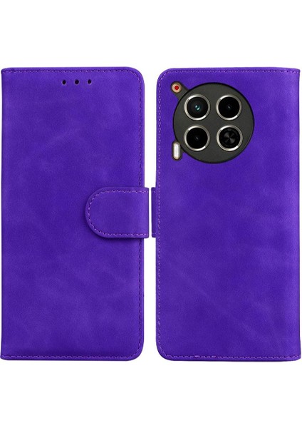 Tecno Camon Için Flip Case 30 4g/5g Kart Yuvası Manyetik Premium Pu Deri (Yurt Dışından)