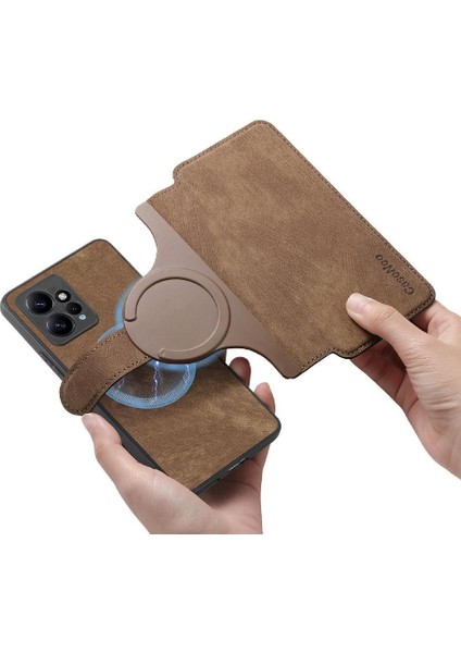 Xiaomi Redmi Not 12 Için Flip Case 4g Mıknatıs Koruyucu Malzeme Kart Standı (Yurt Dışından) fırsatları
