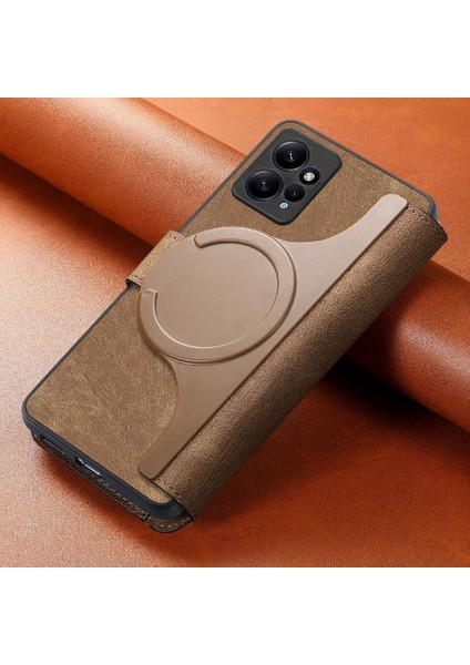 Xiaomi Redmi Not 12 Için Flip Case 4g Mıknatıs Koruyucu Malzeme Kart Standı (Yurt Dışından) indirimleri