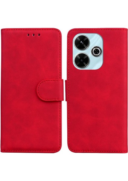 Xiaomi Redmi Için Flip Case 13 4g Standı Tutucu Manyetik Premium Pu Deri (Yurt Dışından)