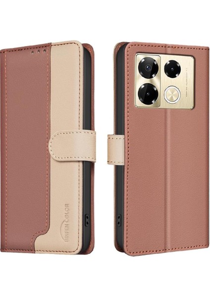 Infinix Not Için Flip Case 40 Pro 4g/5g Darbeye Tpu Iç Kabuk Flip (Yurt Dışından)