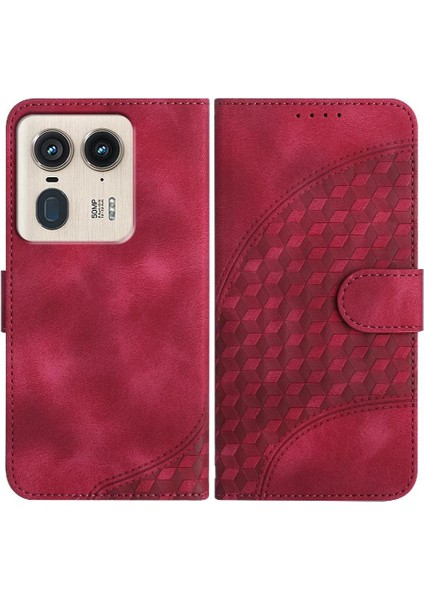 Motorola Moto X50 Ultra Pu Deri Flip Kapak Için Flip Case Darbeye (Yurt Dışından)