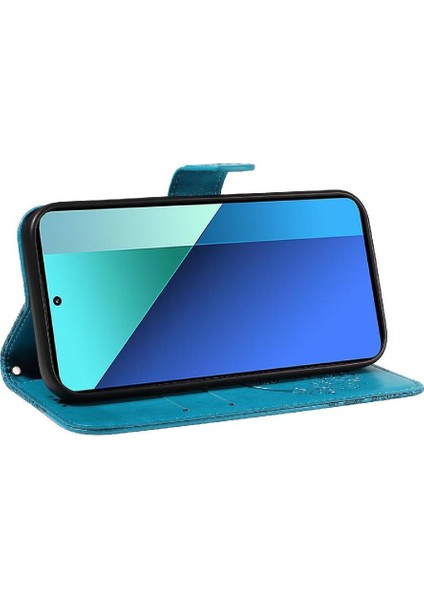 Xiaomi Redmi Not 13 Için Flip Case 4g Ayrılabilir El Kayışı Kabartmalı Yüksek (Yurt Dışından) modelleri