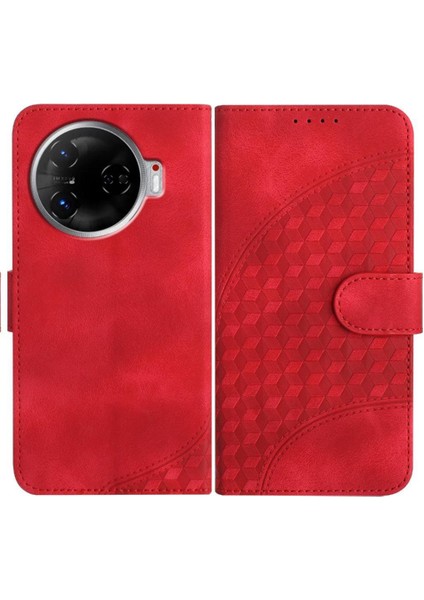 Tecno Camon 30 Pro Flip Iş Pu Deri Flip Kapak Kartı Için Flip Case (Yurt Dışından)