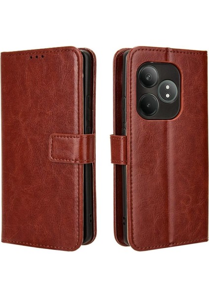 Realme Gt Neo 6 Flip Kapak Için Kılıf Kart Tutucu Manyetik Cüzdan (Yurt Dışından)