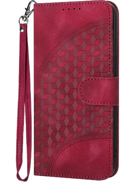 Oppo Flip 12 5g Geometrik Desen Flip Iş Pu Deri Için Flip Case (Yurt Dışından) fiyatları