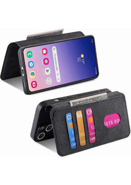 Samsung Galaxy S24 Artı Retro Kart Standı Cüzdan Mıknatıs Için Flip Case (Yurt Dışından) indirimleri