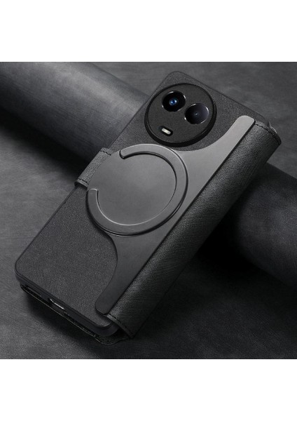 Realme 11 Için Flip Case 5g Kart Standı Retro Cüzdan Mıknatıs Koruyucu (Yurt Dışından)