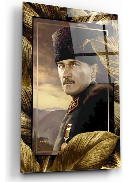 Atatürk Cam Tablo | Hediyelik, Dekoratif, Ofis, Mutfak