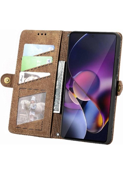 Motorola Moto G Stylus 5g Artı Cüzdan Basit Iş Çevirme Için Flip Case (Yurt Dışından) indirimleri