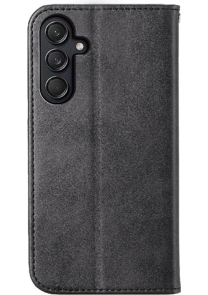 BDT Boutique Samsung Galaxy M55 Günlük Kullanım Için Flip Case Standı Cüzdan El Kayışı Eşkenar Dörtgen (Yurt Dışından)