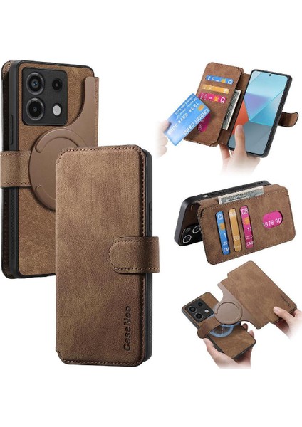 Xiaomi Redmi Not Için Flip Case 13 Pro 5g Cüzdan Mıknatıs Koruyucu Malzeme (Yurt Dışından)