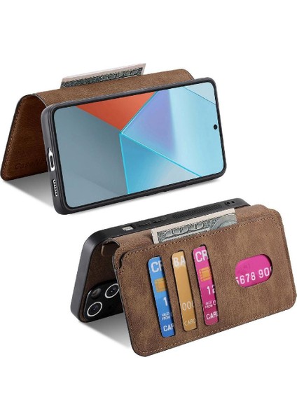 Xiaomi Redmi Not Için Flip Case 13 Pro 5g Cüzdan Mıknatıs Koruyucu Malzeme (Yurt Dışından)