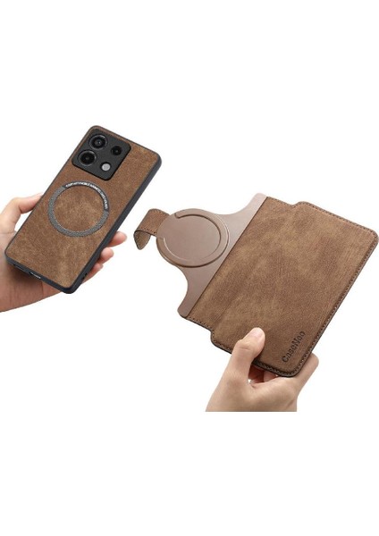Xiaomi Redmi Not Için Flip Case 13 Pro 5g Cüzdan Mıknatıs Koruyucu Malzeme (Yurt Dışından)