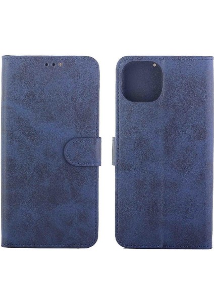 IPhone 14 Için Filp Durumda Artı Manyetik Kapatma Tam Koruma Kartı Tutucu (Yurt Dışından)