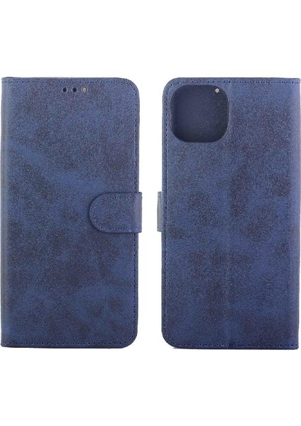 IPhone 15 Için Filp Durumda Artı Pu Deri Kart Tutucu Tam Koruma (Yurt Dışından)