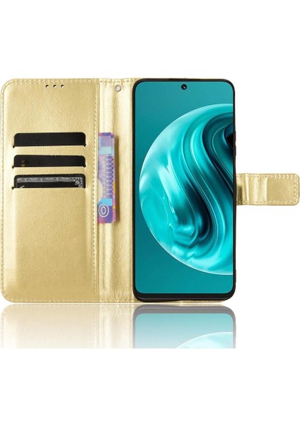 Huawei Nova 12I 4g Için Kılıf Cüzdan Kart Tutucu Kapak Çevirin Manyetik (Yurt Dışından)