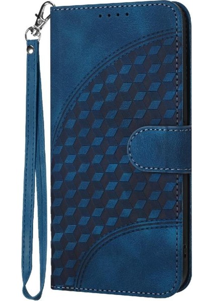 Vıvo Y52S Geometrik Desen Manyetik Kart Tutucu Pu Deri Için Flip Case (Yurt Dışından) modelleri