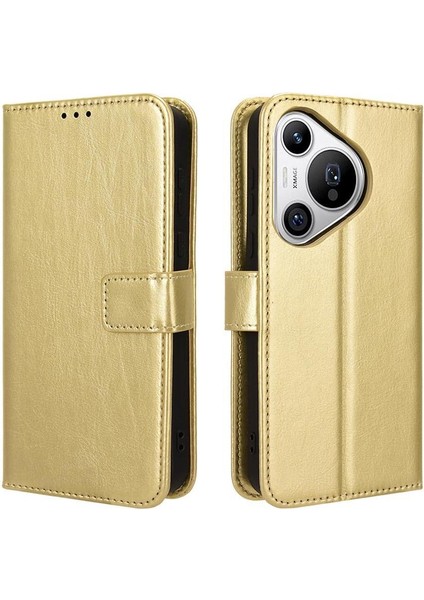 Huawei Pura 70 Için Kılıf Cüzdan Kart Tutucu Kapak Çevirin Manyetik (Yurt Dışından)