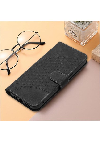 Sony Xperia 10 Vı Darbeye Deri Kılıf Için Flip Case Geometrik Desen (Yurt Dışından) modelleri