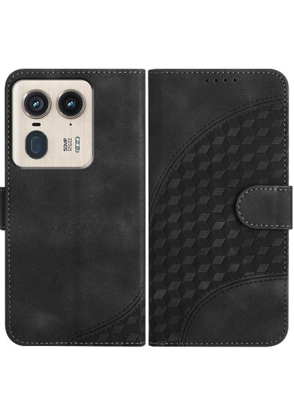 Motorola Moto X50 Ultra Pu Deri Flip Kapak Için Flip Case Darbeye (Yurt Dışından)