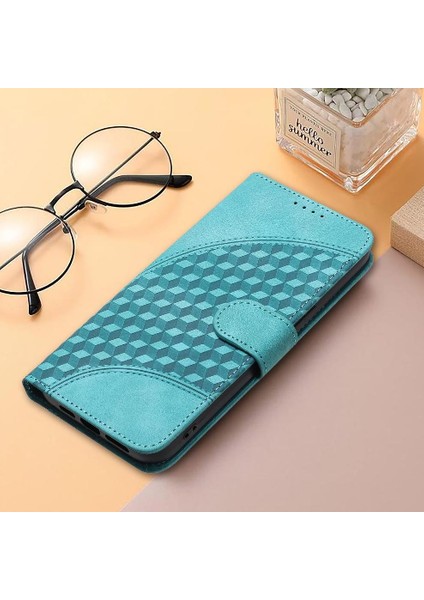 BDT Boutique Huawei Pura 70 Flip Iş Manyetik Kart Tutucu Geometrik Için Flip Case (Yurt Dışından)