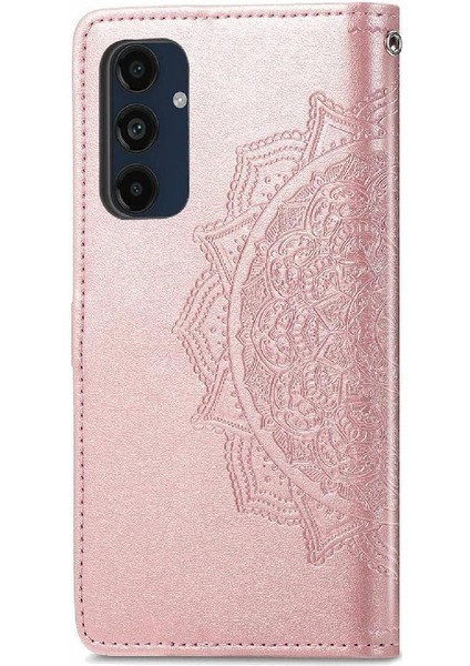 Samsung Galaxy M55 Flip Kapak Için Flip Case Darbeye Deri Kılıf (Yurt Dışından)