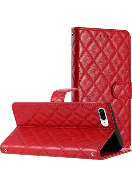 IPhone 6 Için Flip Case Artı/6s Artı Kickstand Pu Deri Cüzdan Manyetik (Yurt Dışından)