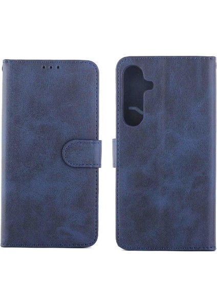 Samsung Galaxy S24 Artı Pu Deri Kickstand Tam Kart Için Filp Durumda (Yurt Dışından)
