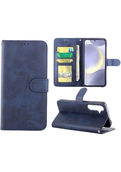 Samsung Galaxy S24 Artı Pu Deri Kickstand Tam Kart Için Filp Durumda (Yurt Dışından) indirimleri